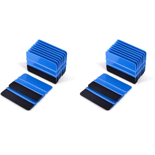 STHIRA® 20PCS 4-Inch Squeegee for Vinyl Wrap with Felt Edge Car Window Tint Paint Protection Film Wallpaper Application Durable Scraper Kit Bubble-Free Scratch-Free Finish STHIRA® 20PCS 4-Inch Squeegee for Vinyl Wrap with Felt Edge Car Window Tint Paint Protection Film Wallpaper Application Durable Scraper Kit Bubble-Free Scratch-Free Finish